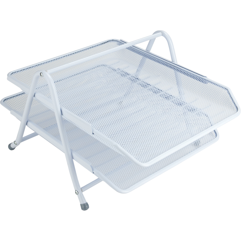 Лоток горизонтальний металевий Axent 2121-21-A, 203x295x350 мм, білий